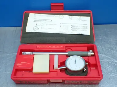 4pcs Measurement Lot. Caliper, Bore Gage, Radius Gage, Telescoping Gage