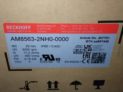 New | in-Stock BECKHOFF AM85632NH00000 Motors (misc) Ohio US | HGR 24 #821352