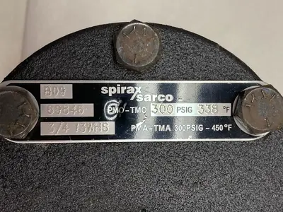 Used SPIRAX SARCO PMO-TMO Pump & Valve Parts Ohio US | Surplus Asset Holdings #1365798
