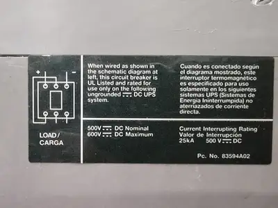 USED SIEMENS LD63F600