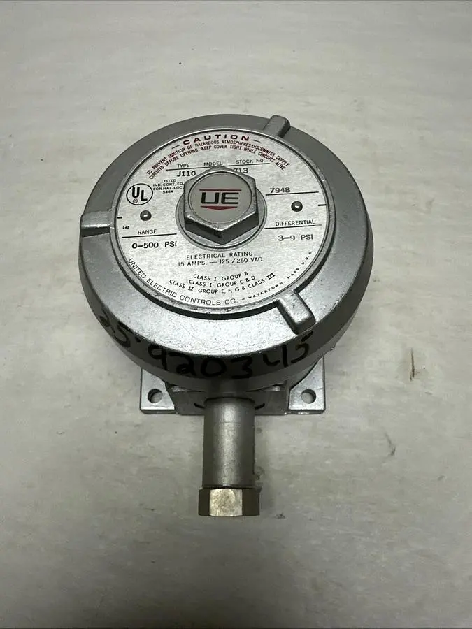 New | in-Stock UNITED ELECTRIC CONTROLS J110 376 Miscellaneous Equipment (Electrical & Power) | Surplus Asset Holdings #1202489