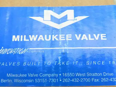 Milwaukee Valve 508-005-38 Swing Check Valve 3/8" 400 lb WOG 200 SWP Bronze Body