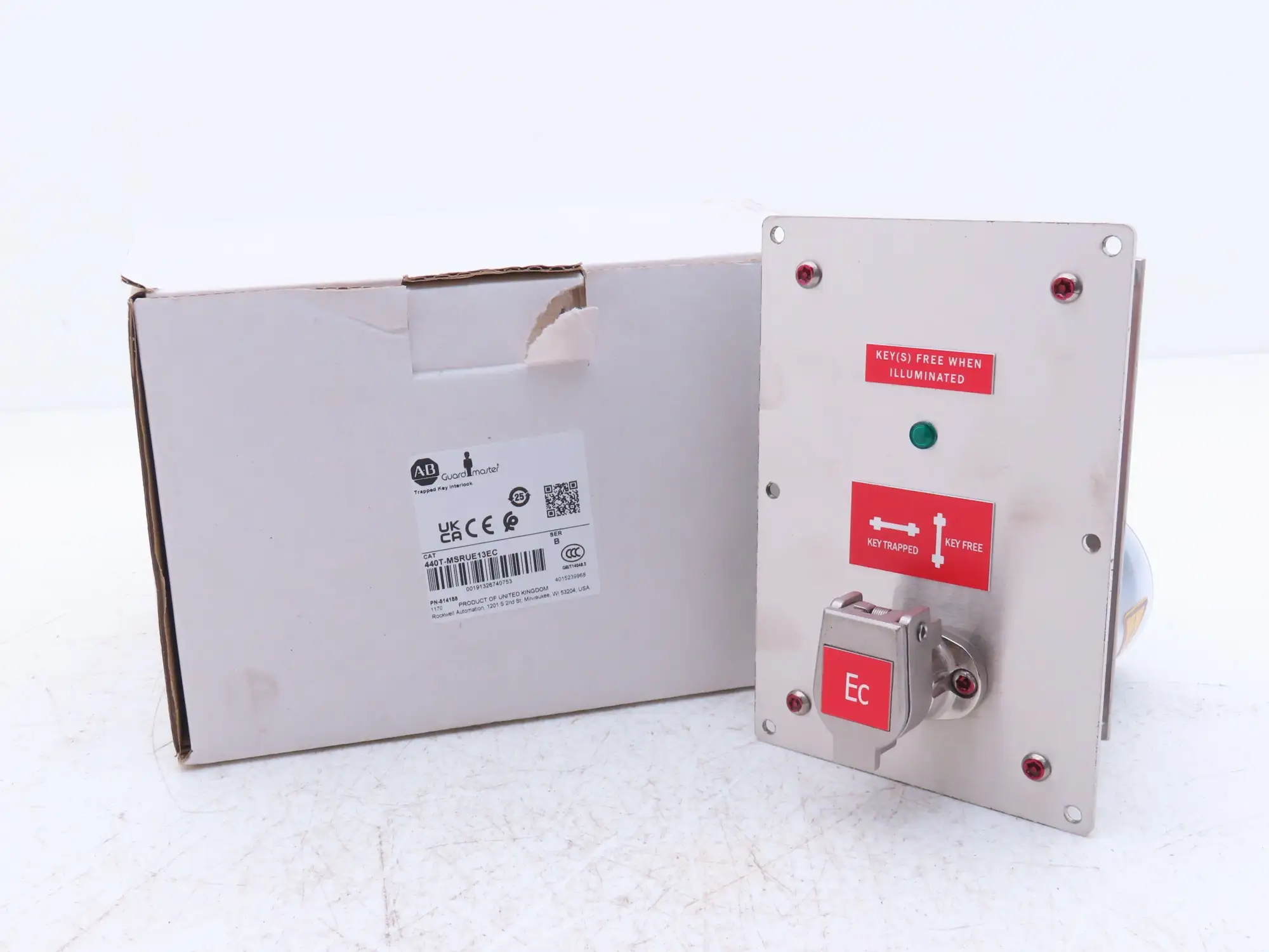 Allen Bradley 440T-MSRUE13EC Guardmaster Trapped Key Interlock Solenoid Release