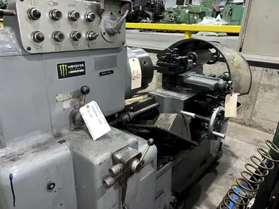 15" X 32" MANNAIONI MAN-AU-CYCLE THREADING LATHE, 4" HOLE: STOCK #16992