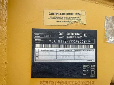 2007 Caterpillar 140H