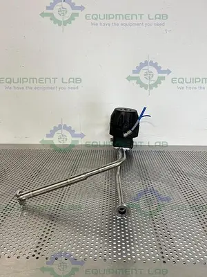 USED 2 ITT PURE-FLO A208 DIAPHRAGM VALVES 90PSI W/ 3/4" AND 1" SANITARY FITTINGS