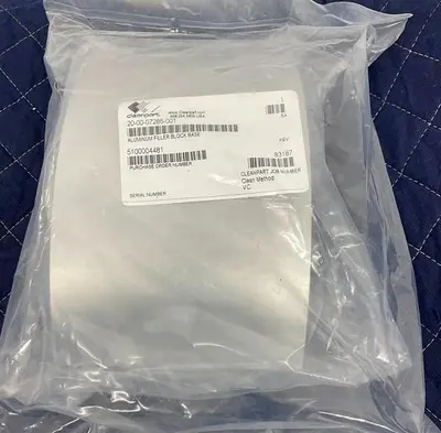 APPLIED MATERIALS ALUMINUM FILLER BLOCK BASE 20-00-07285-001/2