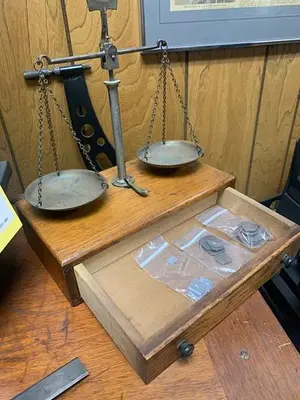 1597-385 Antique Troemner Type Balance Beam Scale