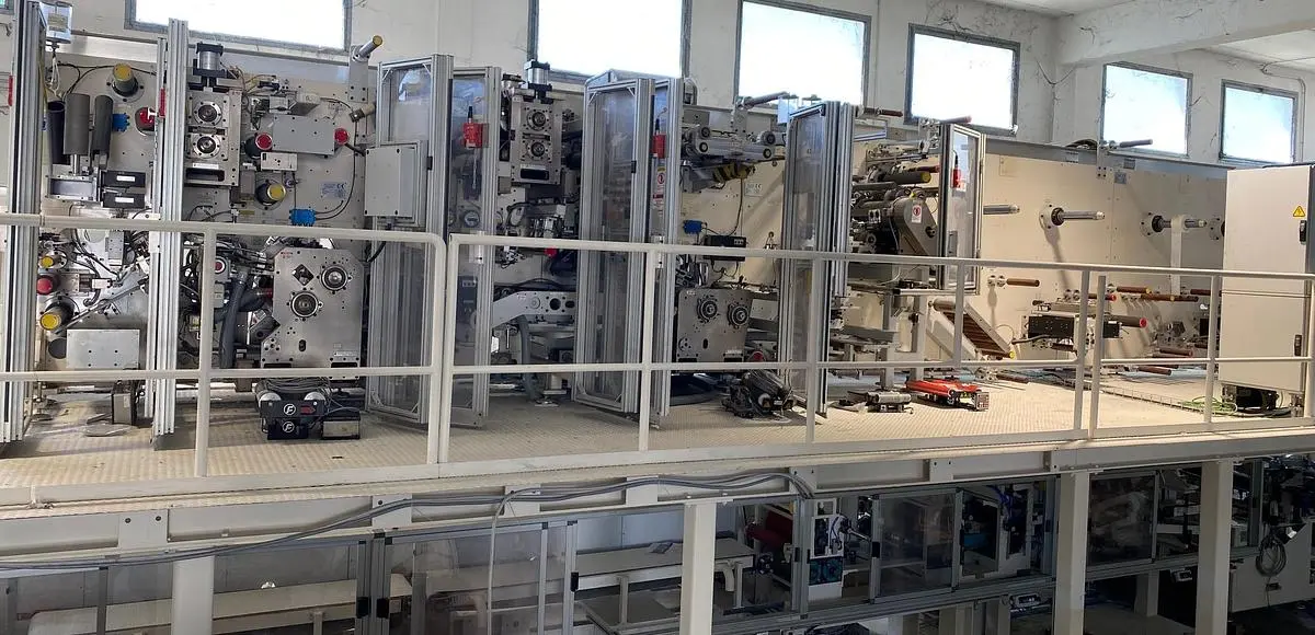 JOA TRADITIONAL BABY DIAPER LINE COMPLETE DRIVE UPGRADE AND REBUILD WITH ABB COMPONENTS IN 2024