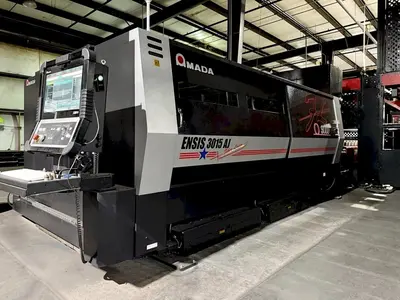 Used 2018 AMADA ENSIS 3015 AJ FIBER Laser Cutters Illinois US | Machine Factory Outlet #1262808