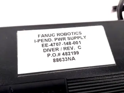 EE-4707-148-001, SSL20C-7624J | Fanuc EE-4707-148-001 Rev. C I-PEND Robot Teach Pendant Power Supply, I Pendant - New Other