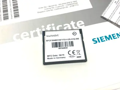 USED SIEMENS SINAMICS S120 COMPACTFLASH CARD V5.1 SP1