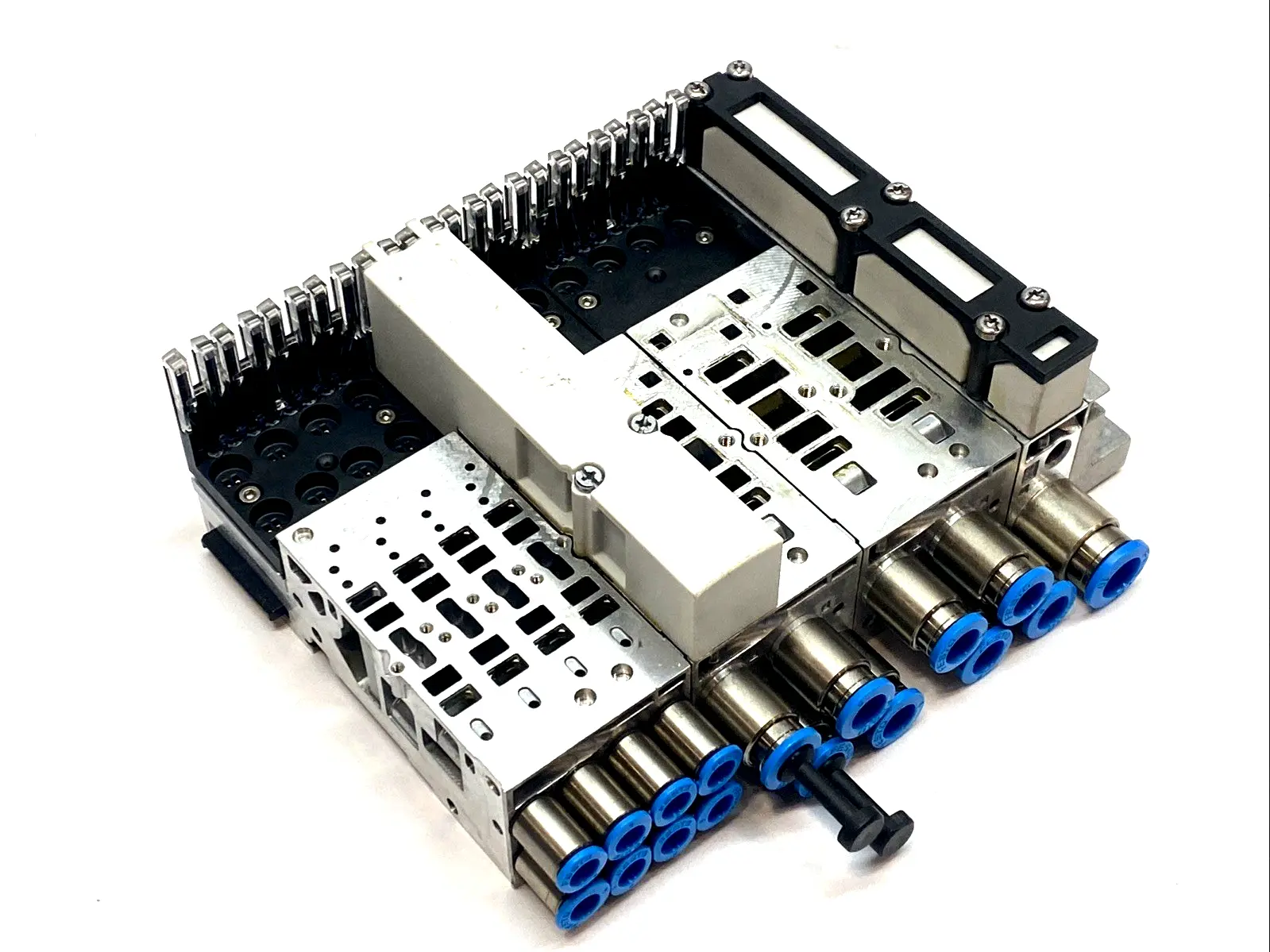 USED FESTO ELECTRONICS MODULE W/ 530411 MANIFOLD 533353