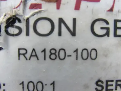 Bayside RA180-100 1"x2" 100:1 Precision Gearhead Right Angle Gear Reducer