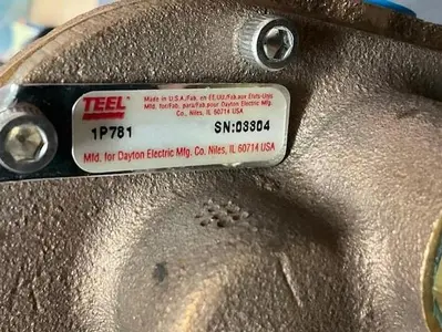 TEEL 1” Rotary Gear Pump PN 1P781 SN 08804