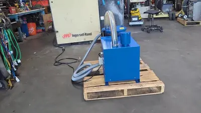 NST 4.5 HP Vacuum Dust Collector With Canister & Hose 230V 3 Ph Strong Suction