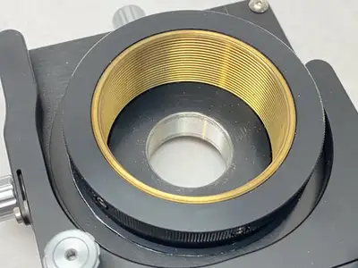 USED NEWPORT PRECISION LENS X/Y POSITIONER 2" LENS 100TPI