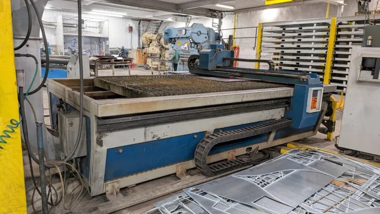 Used 1998 AKS ACCU-KUT 5×10 Plasma Cutters Pennsylvania US | The Equipment Hub #1490065