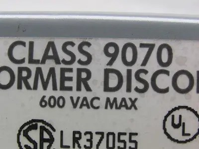 Square D SK250G1 Ser A Class 9070 Transformer Disconnect 230/460V Pri 115V Sec.