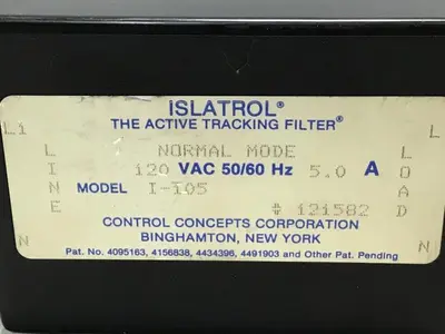 USED ISLATROL I-105