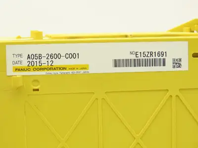 Fanuc A05B-2600-C001 2 Slot Backplane Chassis