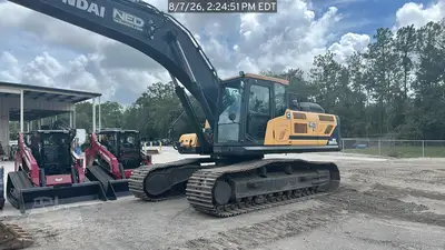 Used 2023 HYUNDAI HX350AL Crawler Excavators Florida US | National Equipment Dealers #1422325