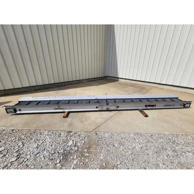 Used 16" Wide x 19'-8" Long Miniveyor Portable Cleated Belt Conveyor