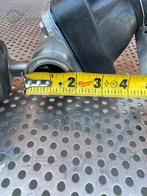USED 2 ITT PURE FLO RA0.5MAX DIAPHRAGM VALVE  W/ 1 1/2 AND 3/4" SANITARY FITTING