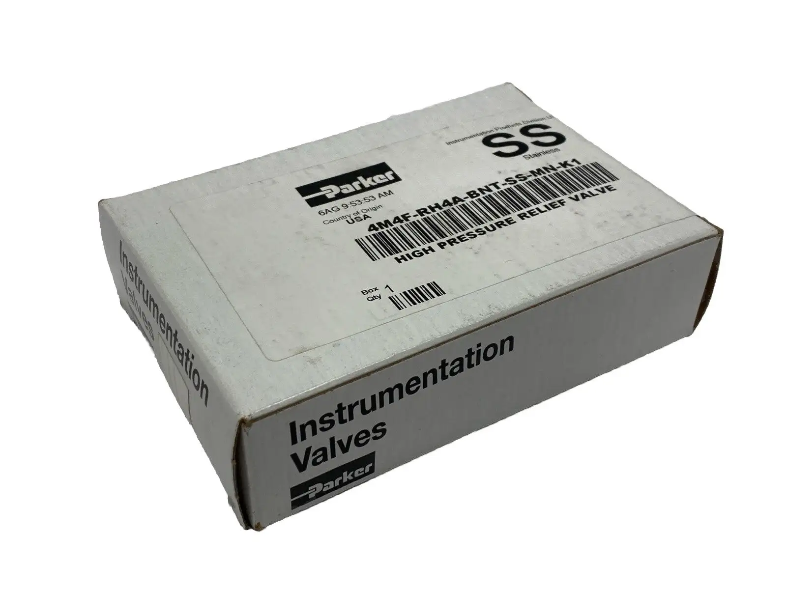 4M4F-RH4A-BNT-SS-MN-K1 | Parker  RH4 High Pressure Relief Valve - New