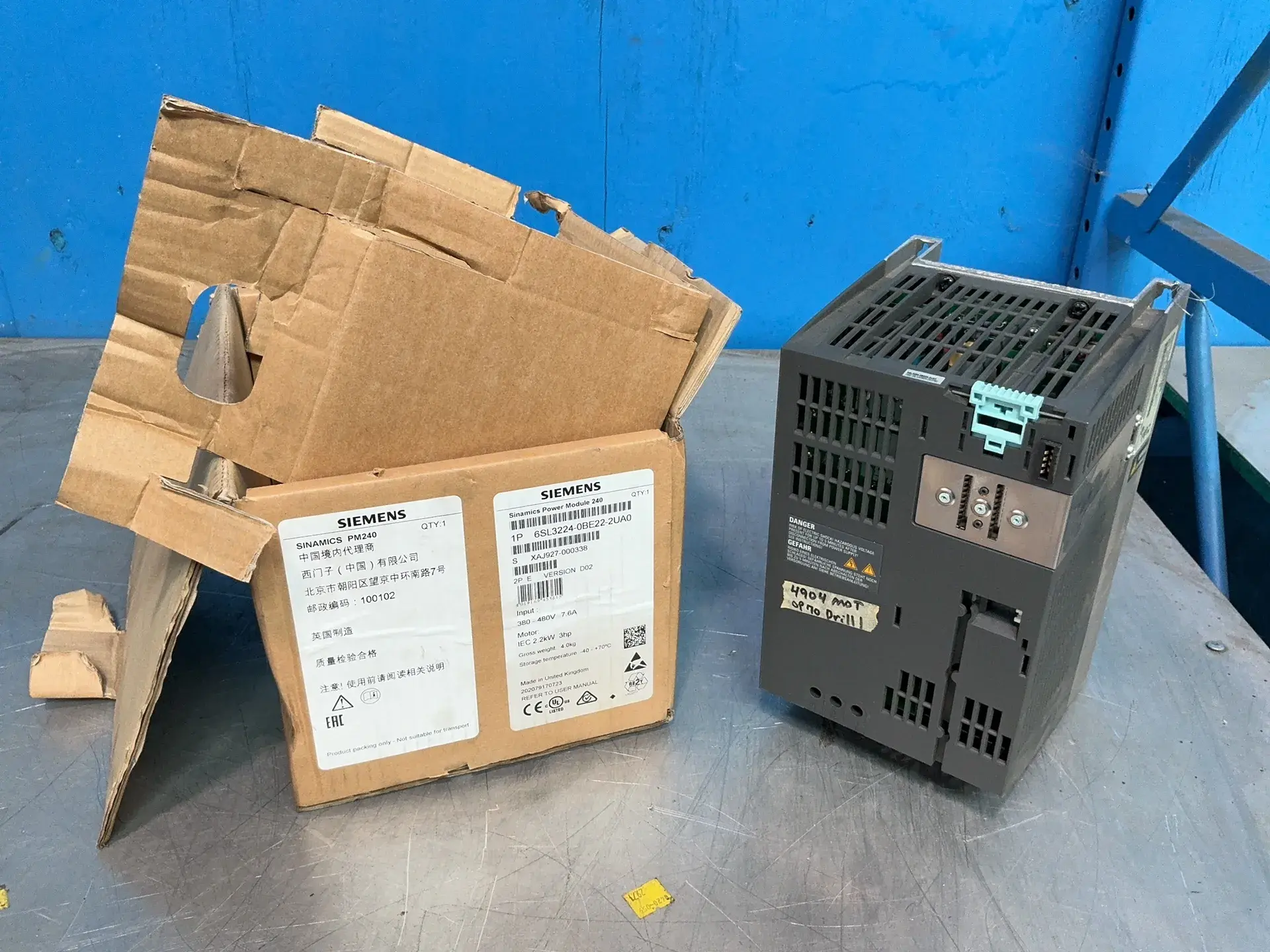 Used SIEMENS 6SL32240BE222UA0 Variable Speed Drives Ohio US | HGR 24 #1312263
