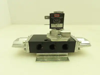 ARO E212SP 024 D Pneumatic Solenoid Control Valve 24VDC 4/2 Pos 1/4" 150 PSI