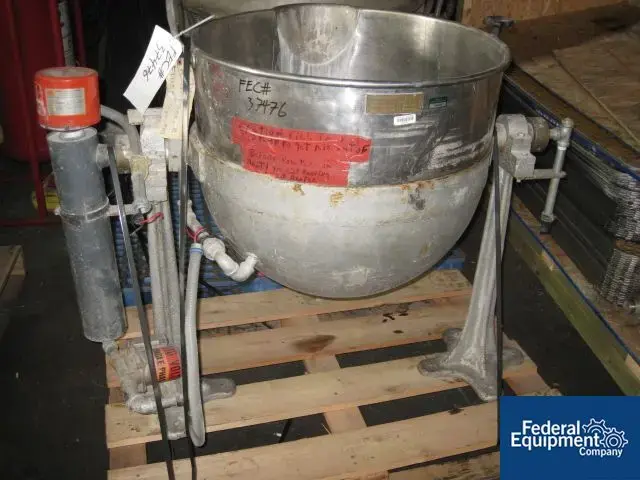 Used Groen 30 Gal Groen Kettle, 75# Stainless Steel Tanks Ohio US | Federal Equipment Company #125481