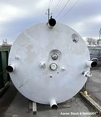 Used DCI 316L Stainless Steel Jacketed Tank 8,500 Liter Vertical Vessel