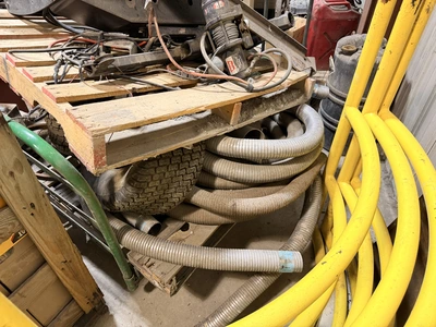 Used LOT INCLUDES EVERTHINGY ON THE CART: WINCHES AND RACK, SMALL TIRES, CART, AND MORE. _UNKNOWN_ Maintenance Carts Michigan US | Miedema Asset Management Group #1304328
