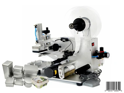 Semi-Auto Flat Label Machine Table Top #34340