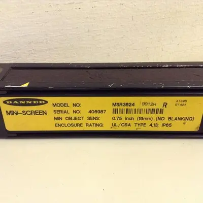 USED BANNER ENGINEERING MSR3624