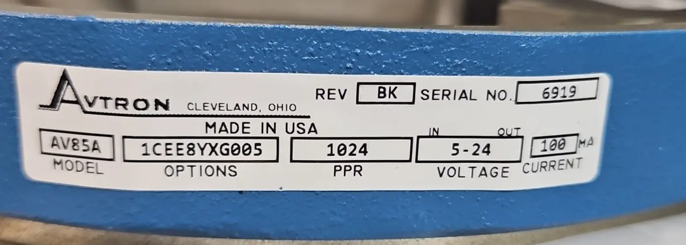 Avtron AV85A Modular Magnetic Encoder Loc6F6