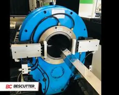 2026 Bescutter FLY PRO 5'X10' | 1500W - 6000W IPG | Fiber Laser Metal Sheet and Pipe Cutter Full Enclosure with Parallel Shuttle Table