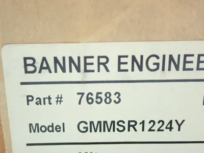 New | in-Stock BANNER MSR1224Y Light Curtains & Grids Ohio US | HGR 24 #775440