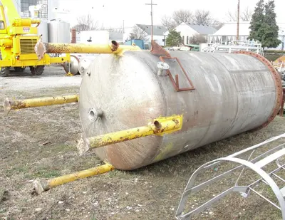 SPC6018  Tank 2000 gallon vertical tank, Stainless Steel, dish