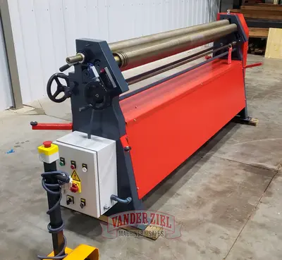 Akyapak 6' x 16 Gauge 3 Roll Initial Pinch Plate Roll