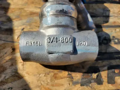 3/4" Class 800 Gate Valve API 602