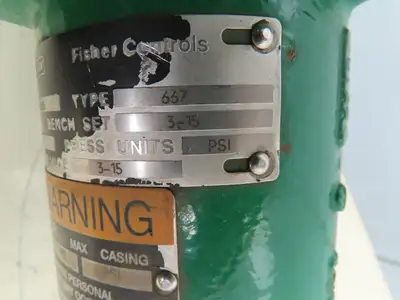 Fisher 667 Sz 40 Diaphragm Actuator M107AS Hydro Thermal HydroHeater Steam Valve