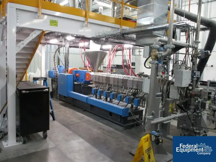 Used Coperion 45 MM Coperion / Maag / Gala Underwater Pelletizing Line Plastic Production Lines Wisconsin US | Federal Equipment Company #1338443