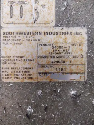 USED 2005 SOUTHWESTERN INDUSTRIES