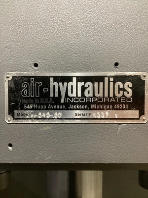 Used AIR-HYDRAULICS HP 545-50 Hydraulic Presses Michigan US | iGAM Industrial Marketplace #1332346