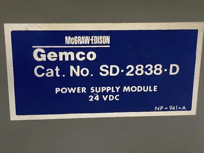 Used GEMCO SD-2838-D I/O Boards & Replacement Parts Ohio US | Surplus Asset Holdings #1247362