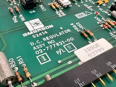 USED EMERSON D.C REGULATOR CIRCUIT BOARD
