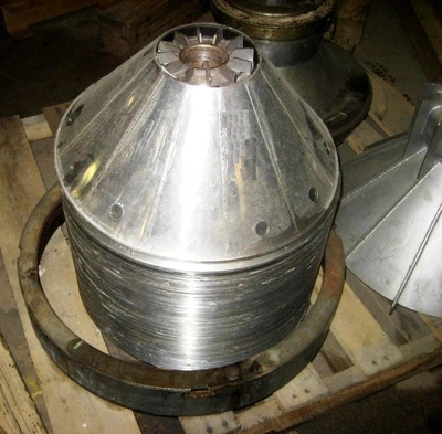 (2) Alfa-Laval B-214C oil refining/degumming purifiers, SS.