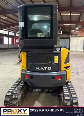 Used 2022 KATO HD35 V5 Crawler Excavators - Mini New Jersey US | Proxy Equipment #1388740